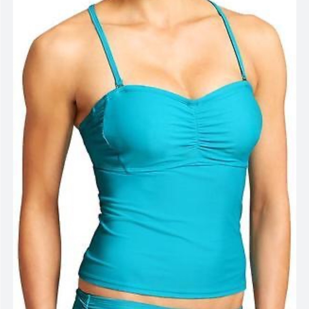 Athleta Teal Tankini Top